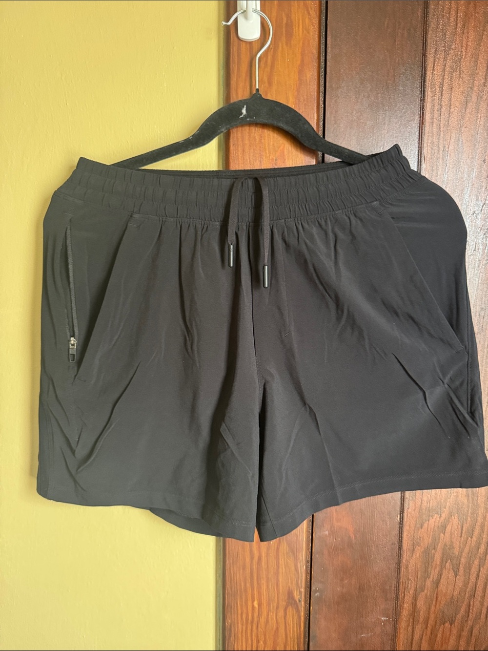 lululemon athletica Black Drawcord Athletic Shorts